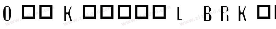 Off Kilter L BRK字体转换